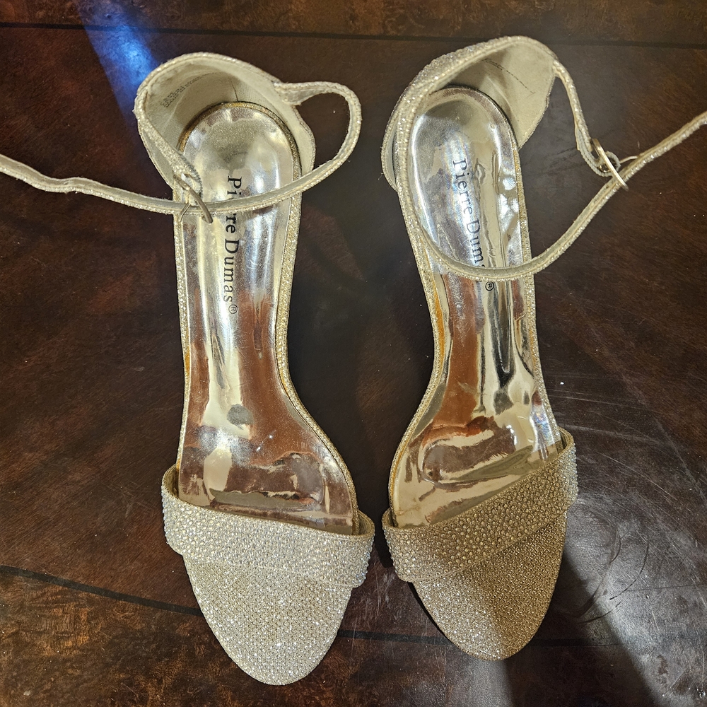 Pierre Dumas Gold Women's Sandals
